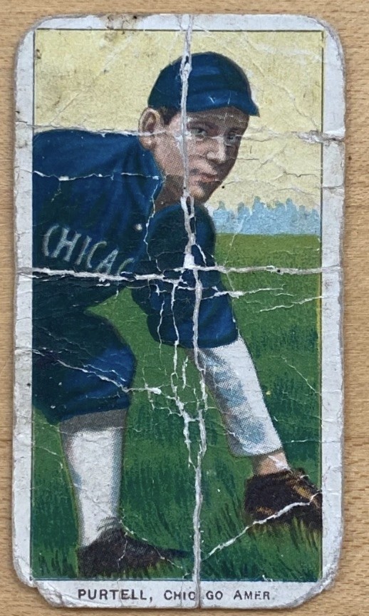 1909-11 T206 Billy Purtell Sweet Caporal Cigarette Baseball Card