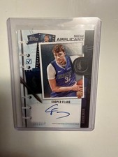 basketball card topps cooper Flagg certified autograph na-cf rookie card