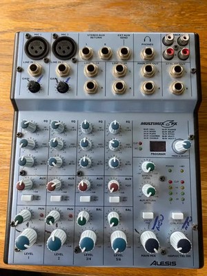 Alesis Multimix 6 FX 18V 6 Channel Analog Mixer Tested