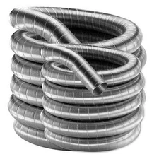 DuraVent 3-4DFA-35 DuraFlex Flexible Chimney Liner Set - 3" x 35' and 4" x 35'