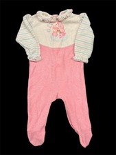 Vintage 1983 Care Bears Footed Pajamas, Cheer Bear Size M 12-18LBS
