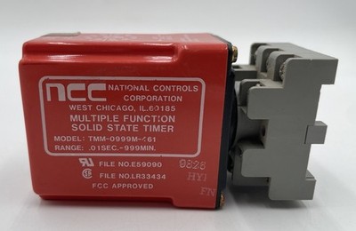 NCC TMM-0999M-461 Multi-Function Solid State Timer With Base
