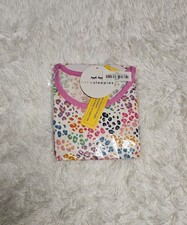 Little Sleepies RAINBOW LEOPARD Two Piece Short Sleeve Pajamas SIZE 16 NIB NEW