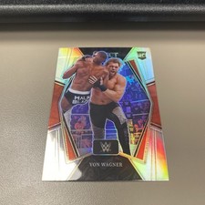 2022 Panini Select WWE Silver Prizm #124 Von Wagner Rookie RC Wrestling Card
