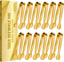 Desserts Party and Ice Bucket, Tea Party, Coffee Bar, Gold Kitchen Tongs fo