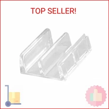 Prime-Line M 6059 Sliding Shower Door Bottom Guide, 1/2 In. Channels, 2 Pack