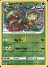 Carnivine Reverse Holo Uncommon SWSH05: Battle Styles 009/163 NM AKIRA EGAWA 202
