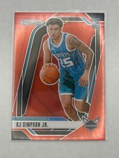 2024-25 Panini Prizm - KJ Simpson Jr. #247 Red Prizm /299 (RC)