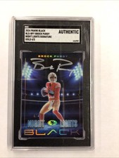 2024 Panini Black Night Lights Signatures Brock Purdy #NLS-BPY Gold /5 (AU)