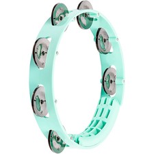 MEINL Tour Tambourine with Stainless Steel Jingles 8 in. Seafoam