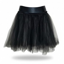 Disturbia SHEER TULLE SKIRT ONLY Child Adult Faux Leather Band Dance Costume