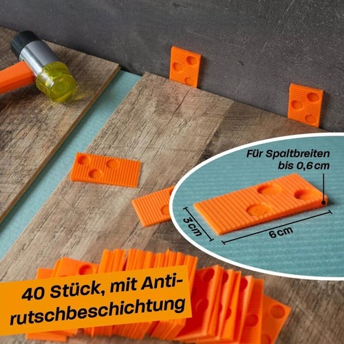 Laminat Verlegeset 46-teilig Laminat Werkzeug Parkett Verlegeset für Vinylboden - Bild 10 von 18