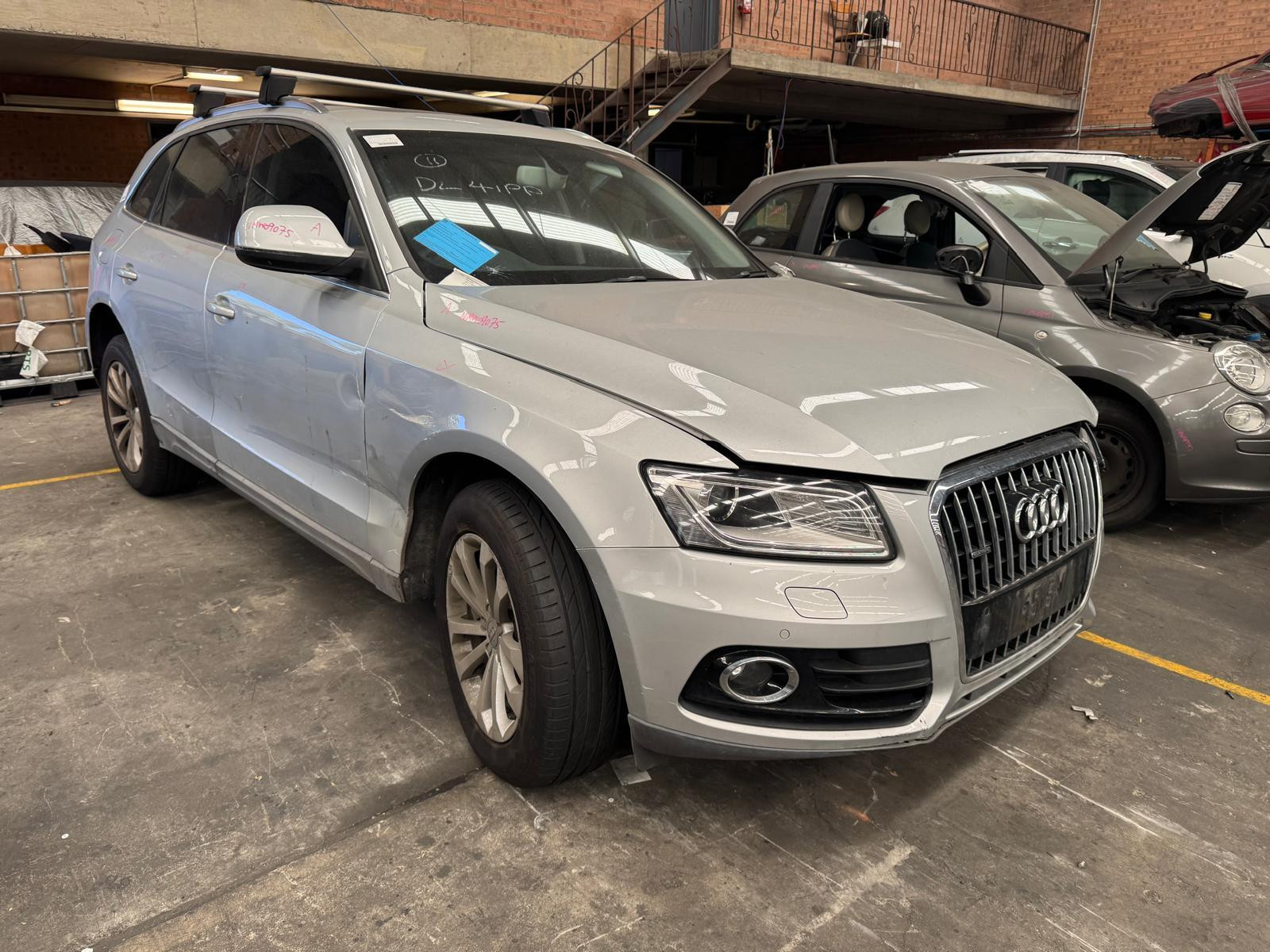 2013 Audi Q5 RIGHT DOOR MIRROR 8R POWER FOLD SILVER 12/2008-11/2014 765494 image 2