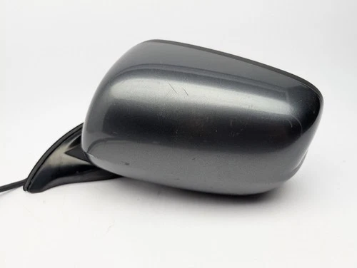 2009-2014 Honda Fit Driver Left Mirror power Polished Metal Gray Grey