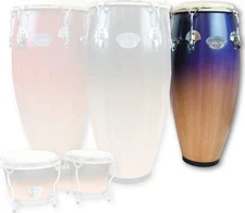 Toca Synergy Deluxe 12" Tumba, 28" Tall, Chrome Hardware and Basket Stand, Re...