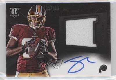 2013 Panini Black Signatures Materials Prime /299 Jordan Reed #214 Rookie RC 5c9
