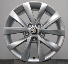 1x Original Skoda Octavia 5E Alufelge Felge Alcatras ET46 16 Zoll 5E0601025BJ