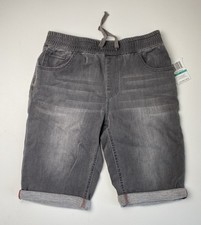 NWT Guess Los Angeles grey washed denim Bermuda women s shorts SIZE: 16 NEW