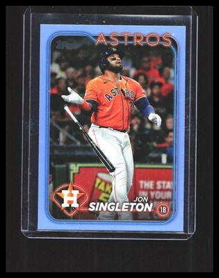 2024 Jon Singleton - Topps Update Series Light Blue #US323 Houston Astros 
