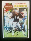 Ken Stabler Autographed  1979 Topps Football Card #520 Raiders HOF