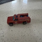 Vtg. 1974 Hot Wheels Redline Emergency Unit Fire Truck #50 Red Mattel