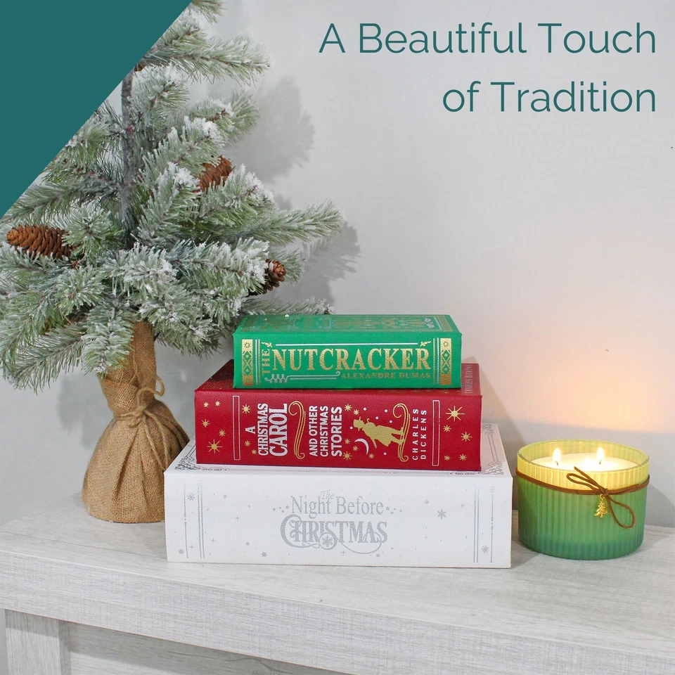 Magic Nesting Christmas Books Set of 3; Hidden Holiday Themed Fake Books - Image 2 of 4