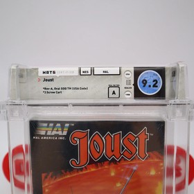NES Nintendo JOUST - ROUND SOQ! WATA GRADED 9.2 A NEW & Factory Sealed + H-Seam!