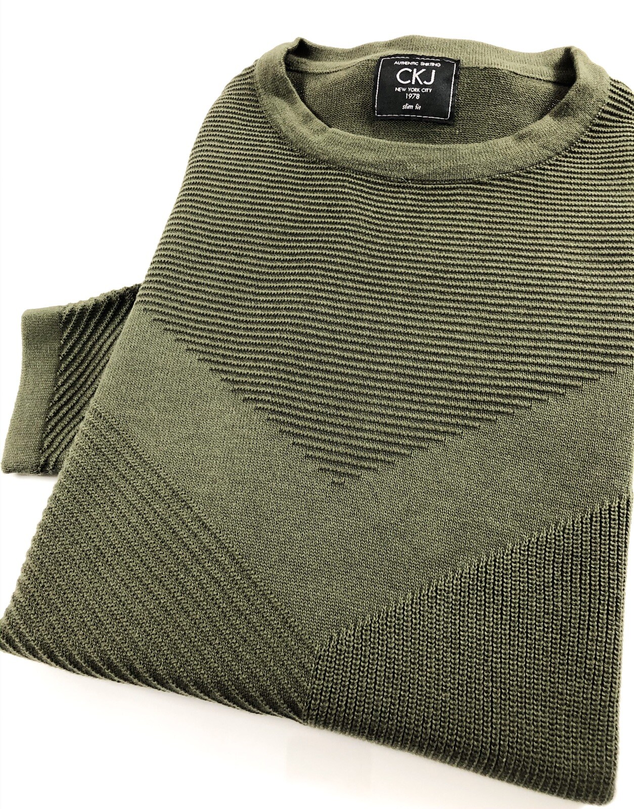 olive green mens jumper