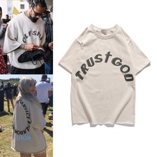 Unisex Summer Cotton T-Shirts Kanye West Sunday Service Oversize Tops