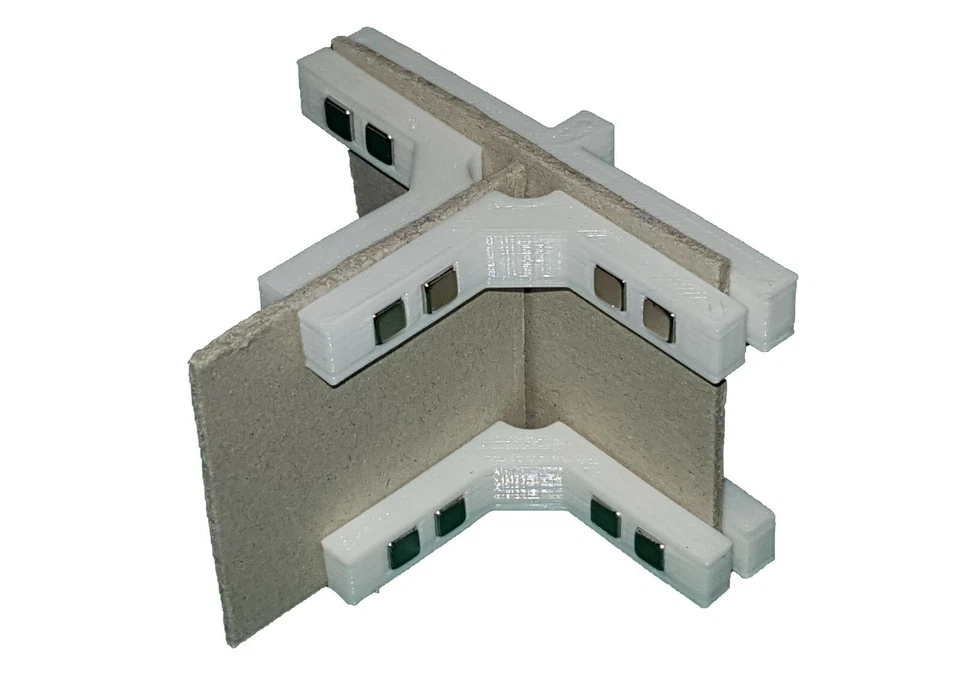 NEW Model Makers 90° degree Tee Angle Magnetic Clamps (2 sets) - in 4 Sizes - Image 3 of 4