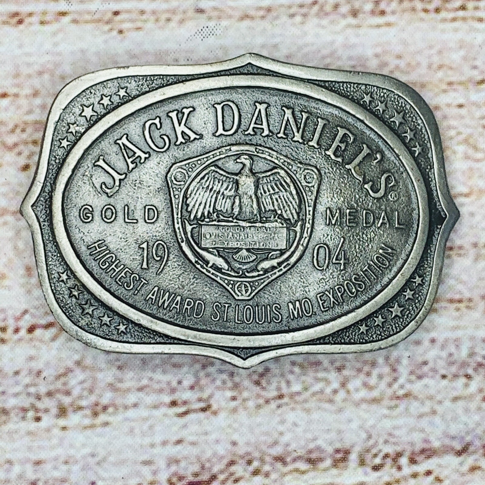 Vintage Jack Daniel’s Distillery Belt Buckle 1904 St … Gem