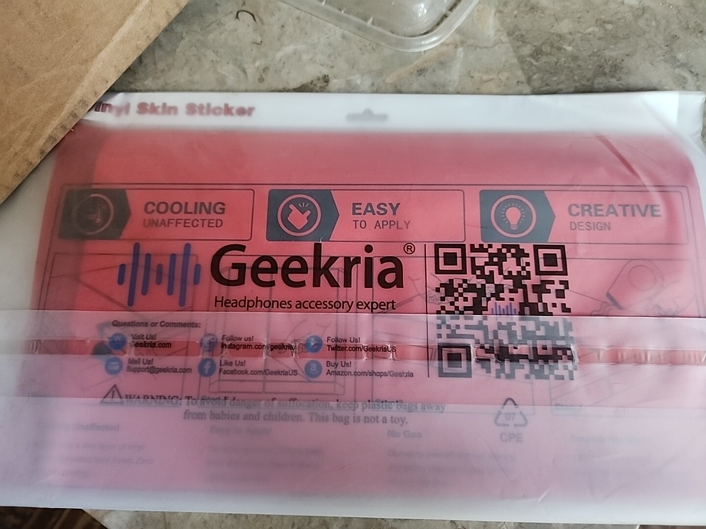 Geekria VR Headset Adapter Control Handle Skin for Pico-image