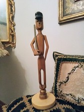 Soldatino Militare Soldato in legno fatto a mano collezione vintage artigianale