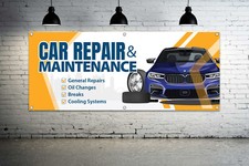 CAR REPAIR MAINTENANCE Generic Vinyl Banner Sign Mechanic Auto Shop Garage Displ
