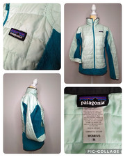 Patagonia Full Zip Mint/Teal Jacket Fleece Women's Medium W1747