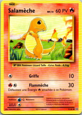 Pokemon Karte Salamache 9/108 XY12 XY Evolution Französisch