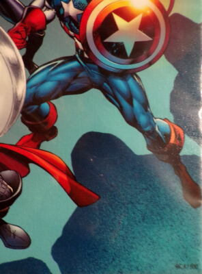 AVENGERS ASSEMBLE 3 Marvel Fine Art Mini Ltd Ed CANVAS #463/500 w