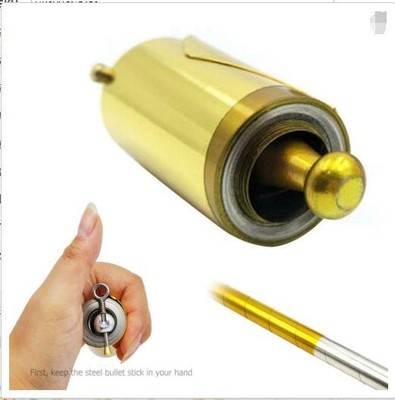 Zauberstab Martial Arts Metall Magic Pocket Staff Edelstahl Tragbarer Stab DE
