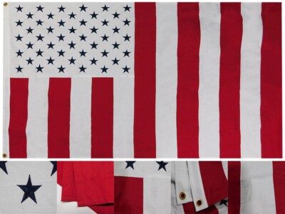 US Civil Peace Premium Quality 3x5 3'x5' Indoor Cotton Flag Banner 2 Clips