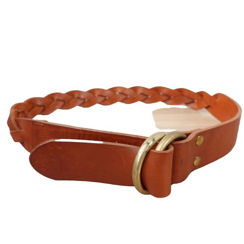 Vtg Ralph Lauren Equestrian Saddle Leather Brass Ring 