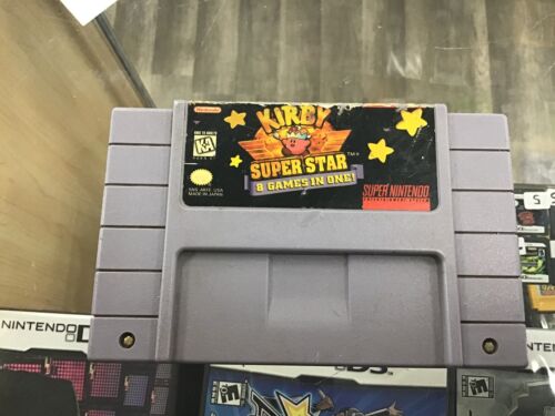 Kirby Super Star Poor Label Super Nintendo - Picture 1 of 2