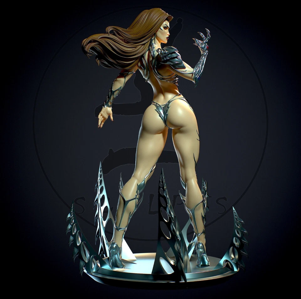 Figura sexy pintada Witchblade Sara Pezzini estátua 1/6 - Imagem 3 de 4