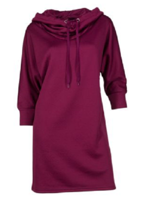 knee length dresses for ladies Pink Long Sleeve Maxi Annika Dress – SABO main image 1