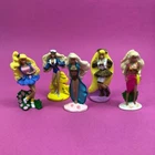 Vintage McDonalds Barbie Happy Meal Toy PVC Doll Figures Set x 5 1990s