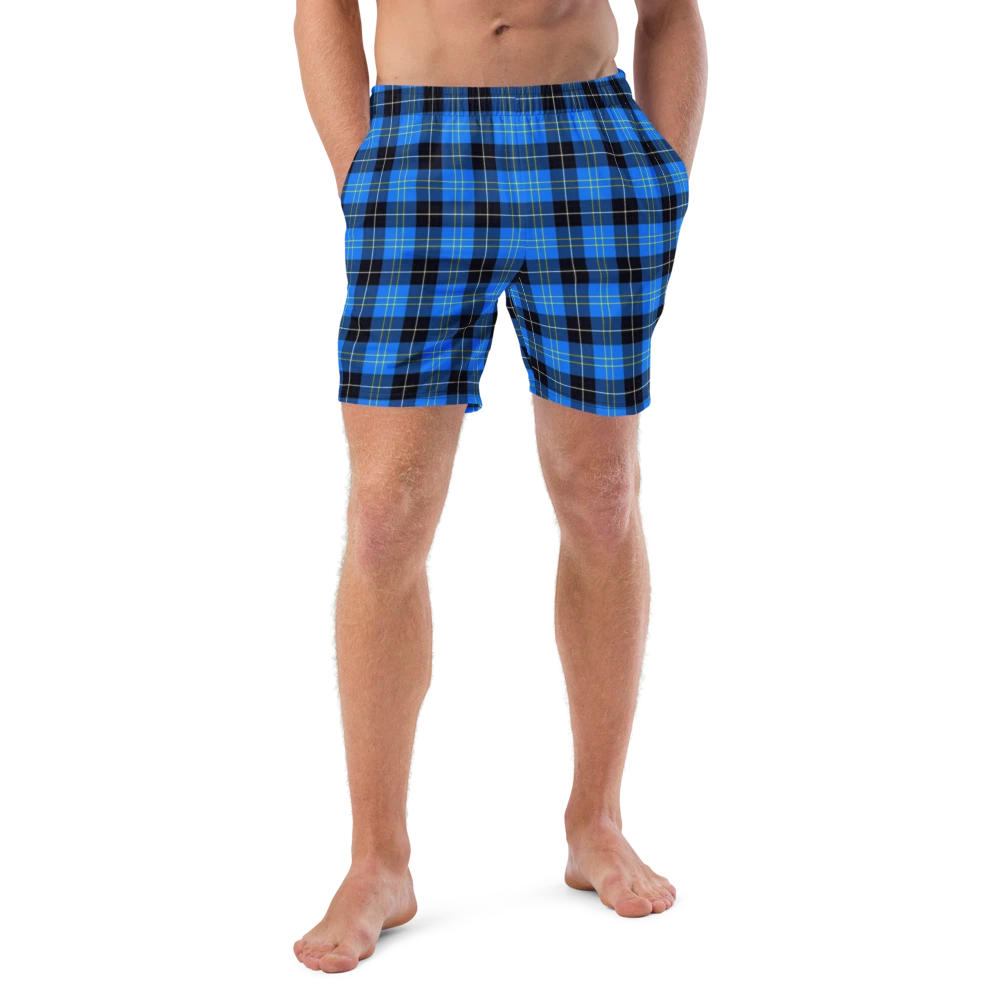 Plaid Men's Swim Trunks