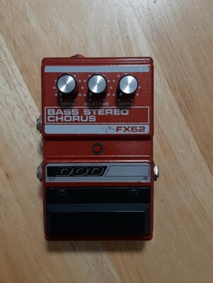 DOD / digitech FX 62 BASS STEREO CHORUS Rare Analog Vintage Guitar Effect Pedal