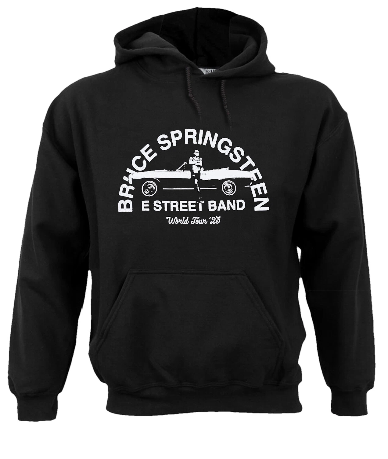 Bruce Springsteen Hoodie The Boss ex  Black Hooded Top