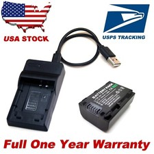 Battery / USB Charger For NP-FV50 Sony HDR-XR350 E HDR-XR550 HXR-MC1 HXR-MC50 E