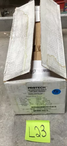 NOB Protech 51-102175-03 1/4HP 1075RPM 2.50”x1/2” Shaft Direct Drive Motor🔵