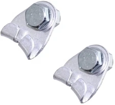 2 ALTALINE BICYCLE ALLOY BRAKE YOKE HANGER SILVER.